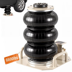 VEVOR Air Jack, 3 Ton/6600 lbs Triple Bag Air Jack, Airbag Jack with Six Steel Pipes, Lift up to 17.7 inch/450 mm, 3-5