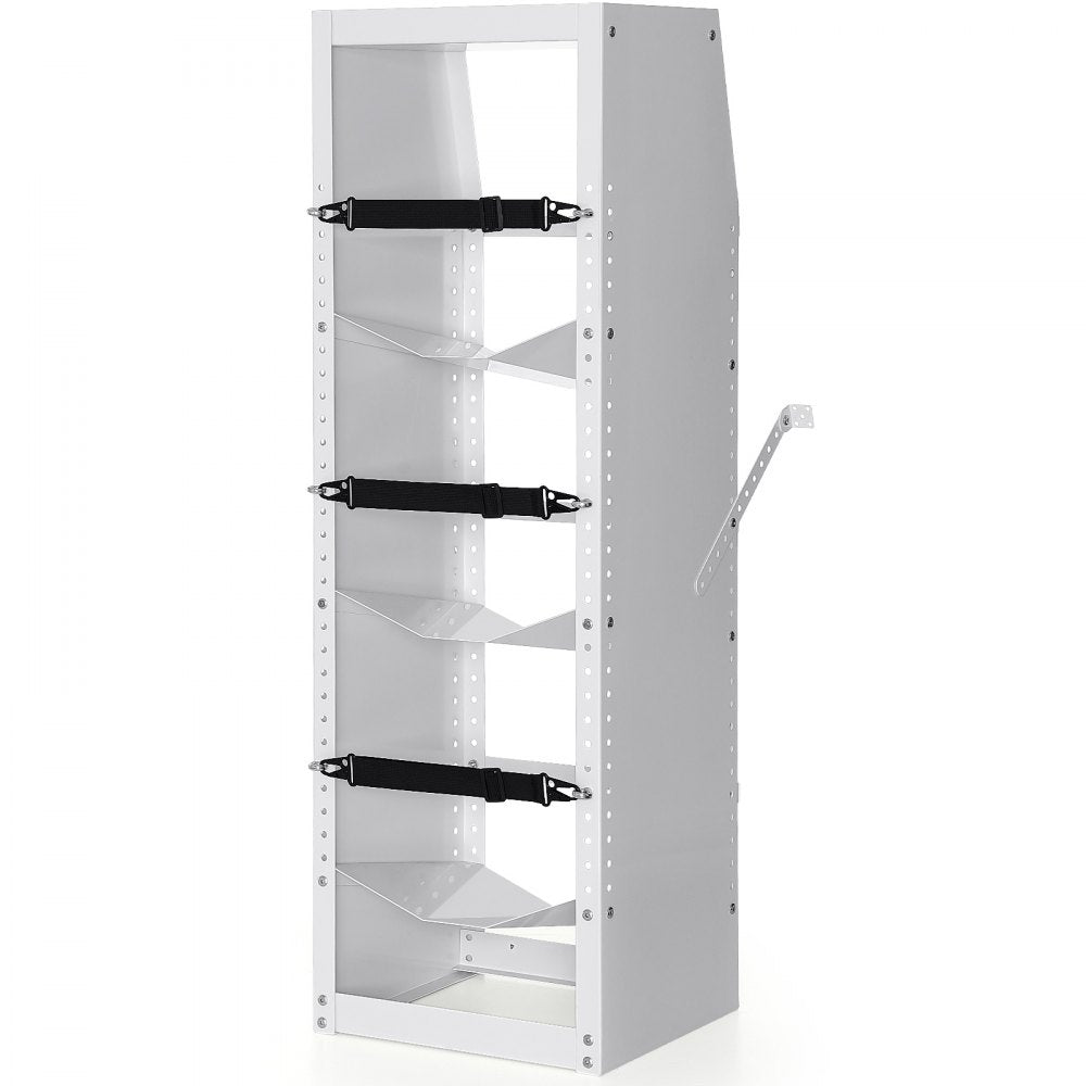 VEVOR Refrigerant Tank Rack, with 3 x 30-50lb Bottle Tanks, Cylinder Tank Rack 14.64x13.97x46.06 in, Refrigerant