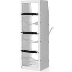 VEVOR Refrigerant Tank Rack, with 3 x 30-50lb Bottle Tanks, Cylinder Tank Rack 14.64x13.97x46.06 in, Refrigerant