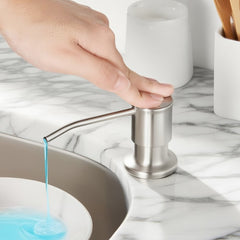 VEVOR Soap Dispenser for Kitchen Sink, Stainless Steel Built in Sink Soap Dispenser with 47" Extension Tube Kit
