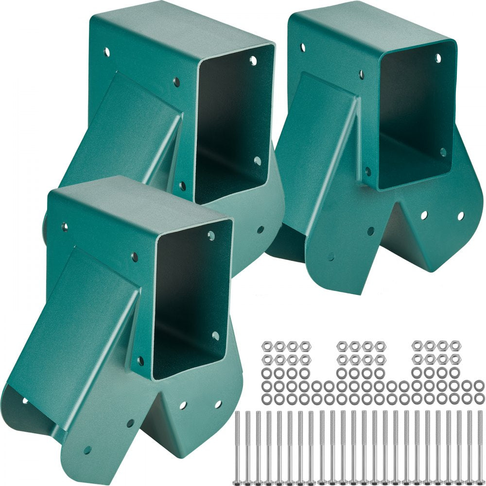 VEVOR A-Frame Middle Swing Set Brackets, Heavy Duty Carbon Steel Swing Set Hardware with Mounting Hardware, DIY Swing