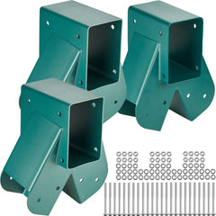 VEVOR A-Frame Middle Swing Set Brackets, Heavy Duty Carbon Steel Swing Set Hardware with Mounting Hardware, DIY Swing