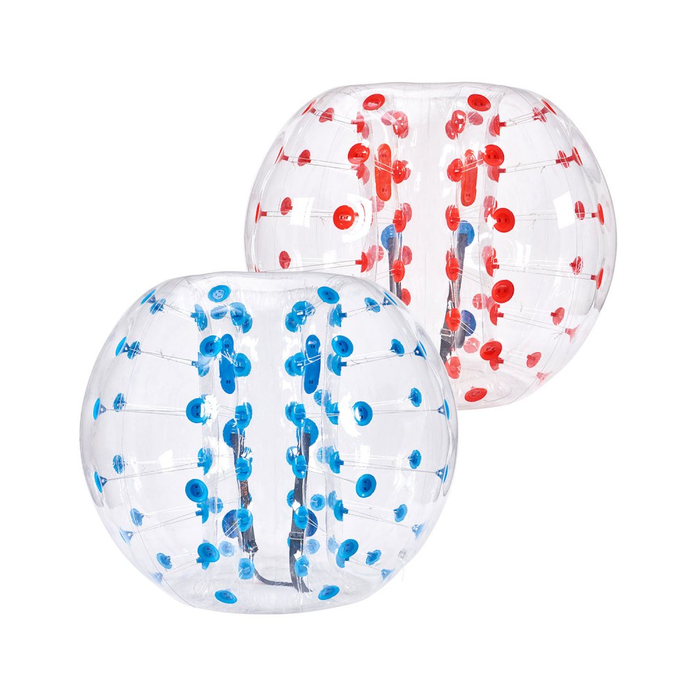VEVOR Inflatable Bumper Balls 2-Pack, 4FT/1.2M Body Sumo Zorb Balls for Teen & Adult, 0.8mm Thick PVC Human Hamster
