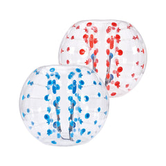 VEVOR Inflatable Bumper Balls 2-Pack, 4FT/1.2M Body Sumo Zorb Balls for Teen & Adult, 0.8mm Thick PVC Human Hamster