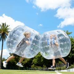 VEVOR Inflatable Bumper Balls 2-Pack, 4FT/1.2M Body Sumo Zorb Balls for Teen & Adult, 0.8mm Thick PVC Human Hamster