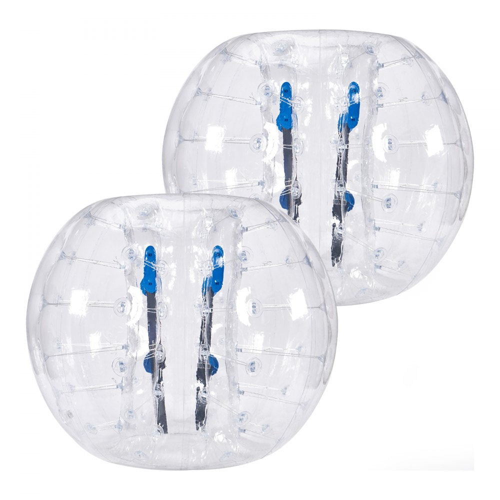 VEVOR Inflatable Bumper Balls 2-Pack, 4FT/1.2M Body Sumo Zorb Balls for Teen & Adult, 0.8mm Thick PVC Human Hamster