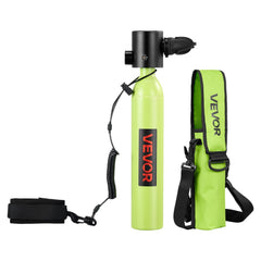 VEVOR Mini Scuba Tank, 0.5L Portable Diving Tank for Underwater Breathing, Reusable Lung Diving Cylinder up to 10