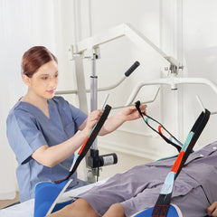 VEVOR Universal Full Body Patient Lift Sling - Medium, Patient Lift Medical Sling for Easy Transfer and Bathing