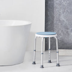 VEVOR Shower Chair for Inside Shower, 360 Degree Swivel Shower Seat, Adjustable Height Shower Stool, Non-Slip Bench