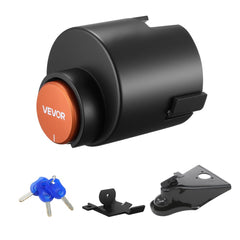 VEVOR Trailer Lock, Fits 2-5/16-Inch Airstream Couplers, Heavy Duty Hitch Lock with 3 Keys Secures Security Chains