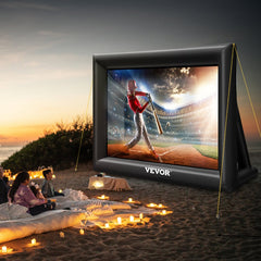 VEVOR Inflatable Movie Screen 20FT Inflatable Projector Screen for outside with 350W Air Blower Inflatable Screen