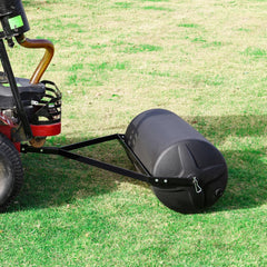 VEVOR Tow Behind Lawn Roller, 400lbs Sand/Water Filled Yard Roller, LLDPE Drum and Steel Frame Sod Roller with