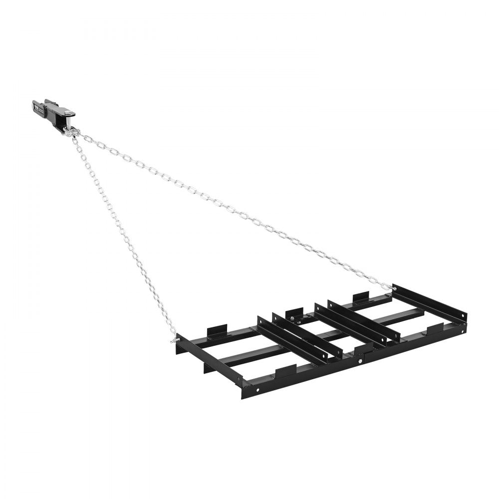 VEVOR Drag Harrow, 48 x 20 in, Tow-Behind Driveway Grader with Adjustable Width & 50lbs Load Capacity, Heavy Duty Lawn