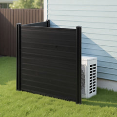 VEVOR 2 Panels Outdoor Privacy Screen, 48 x 48 in Air Conditioner Fence with 27.6 in Ground Stakes, Pool Equipment