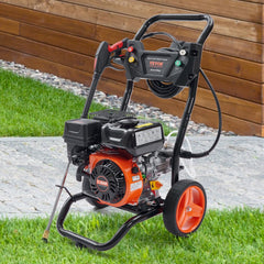 VEVOR Gas Pressure Washer, 3400 PSI 2.6 GPM, Gas Powered Pressure Washer with Aluminum Pump, Spray Gun and Extension