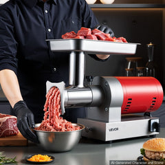 VEVOR Electric Meat Grinder, 661 Lbs/Hour800 W Meat Grinder Machine, 1.5 HP Electric Meat Mincer with 2 Grinding