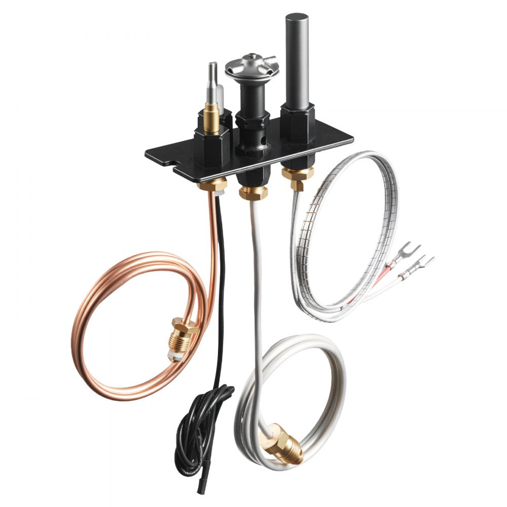 VEVOR Gas Pilot Assembly, OE 69L17, 69L1701, 904405, J4117, 108084-02 Fireplace Gas Pilot Assembly Kit, Natural Gas