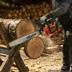 VEVOR Gas Powered Chainsaw 20 Inch 58CC 3.22HP 2 Stroke Engine Gas Chainsaw, for Wood Cutting, Tree Trimming & Land