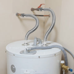 VEVOR Water Heater Kit, 18 Inch Length Water Heater Flex Connector, Waters Heaters Installation Kit with 1" FIP x 1"