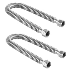 VEVOR Water Heater Kit, 24 Inch Length Water Heater Flex Connector, Waters Heaters Installation Kit with 3/4" FIP x