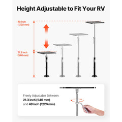 VEVOR RV Slide Out Support Jack, 2 PCS Camper Slide-Out Leveling Jack, Powder-Coated Steel Support Jacks for RV