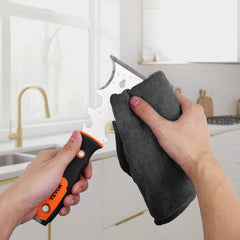 VEVOR Drywall Knife Set, 6 PCS Drywall Tools Includes 3" Painter Scraper, Two Putty Knives, Two Taping Knives and 12"