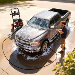 VEVOR Gas Pressure Washer 3600 PSI and 2.6 Max GPM, Full Copper Pump, Spray Gun and Wand, 5 Nozzle Set, 26 ft Hose Gas