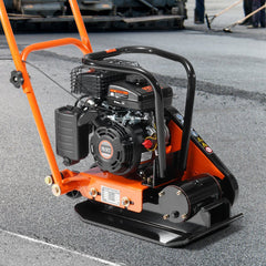 VEVOR Plate Compactor, 2.8 HP 98CC Gas Engine 5,250 RPM, 1,920 lbs Force Vibratory Compaction Tamper with 18.7 x 11.8