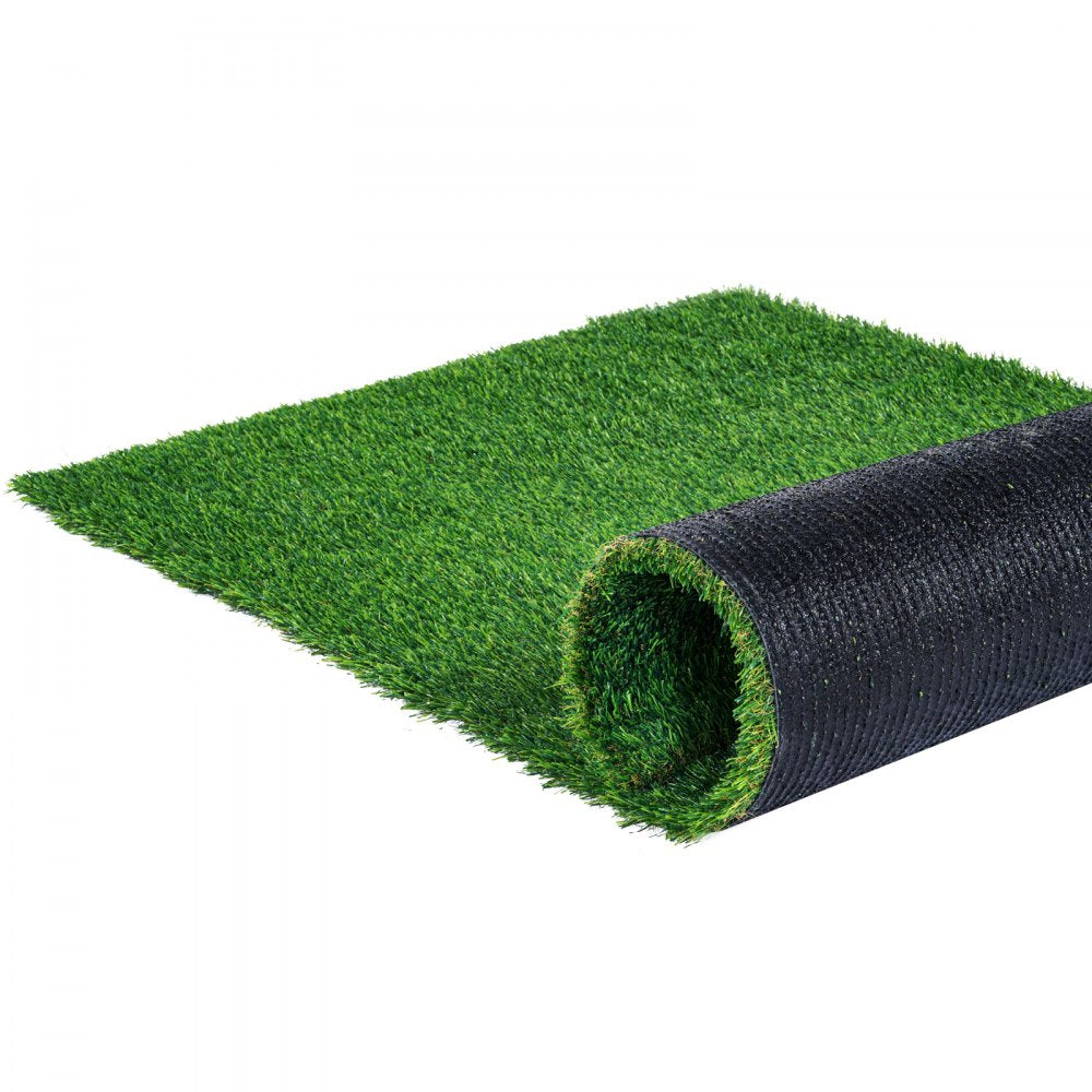 VEVOR Artifical Grass, 6 x 10 ft Rug Green Turf, 1.38"Fake Door Mat Outdoor Patio Lawn Decoration, Easy to Clean with