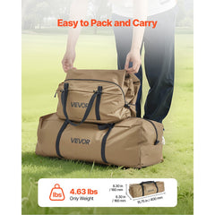 VEVOR Hot Tent for 2 Persons, Portable Winter Tipi Tent with Stove Jack, Waterproof Camping Tents, Lightweight 4 Season