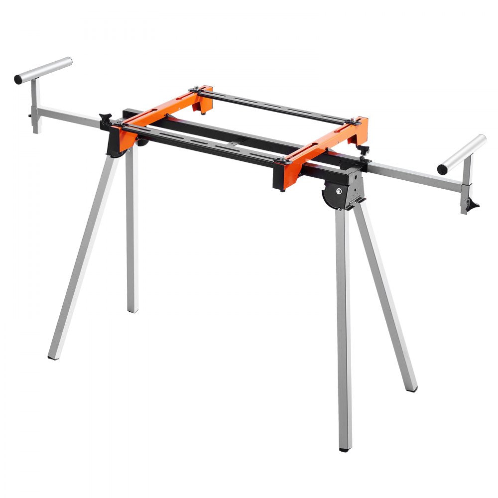 VEVOR Miter Saw Stand, 300lbs Load Capacity Steel Collapsible Stand for Miter Saw with One-piece Mounting Brackets