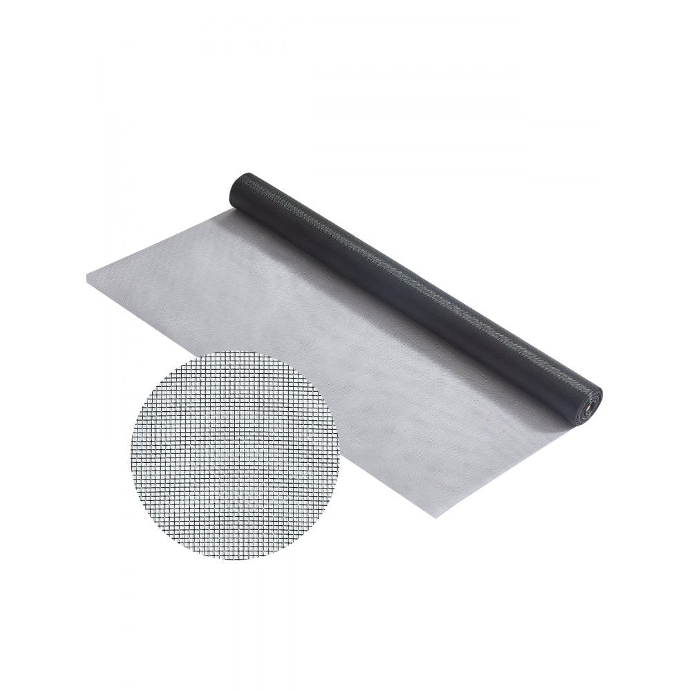 VEVOR Window Screen Replacement, 100 ft × 48 in Window Screen Mesh, DIY Adjustable Fiberglass Screen Mesh - Durable