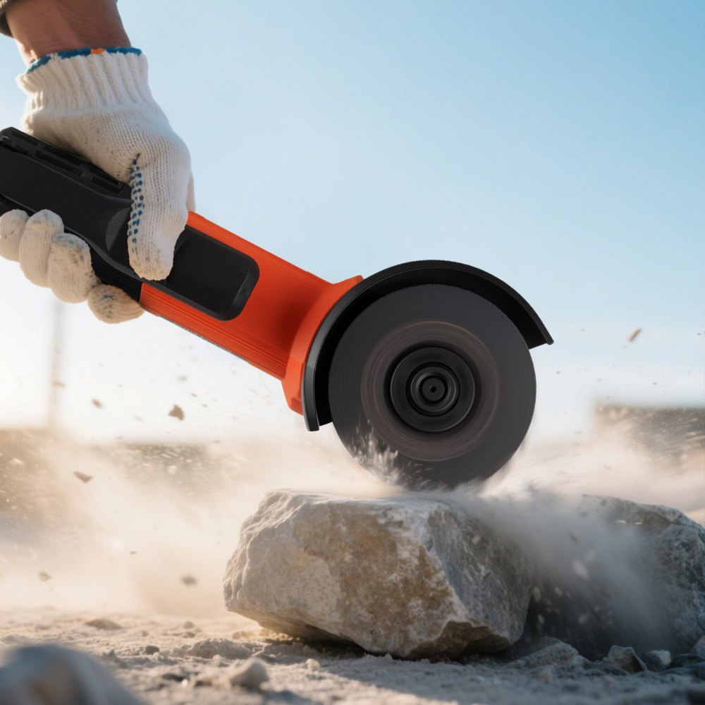 VEVOR Angle Grinder, 4-1/2" Electric Grinder Power Tool, 8Amps 12000RPM High-Speed Corded Angle Grinders with 230°