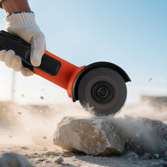 VEVOR Angle Grinder, 4-1/2" Electric Grinder Power Tool, 8Amps 12000RPM High-Speed Corded Angle Grinders with 230°