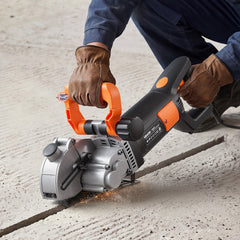 VEVOR Wall Chaser, 4800W Electric Wall Groove Cutting Machine, 6800 RPM Max Speed, Concrete Slotting Cutter with Guide