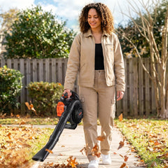 VEVOR Gas Leaf Blower, 25.4CC 4-Stroke Gas Powered Handheld Leaf Blower with 0.75L Fuel Tank, 340 CFM Air Volume, 130