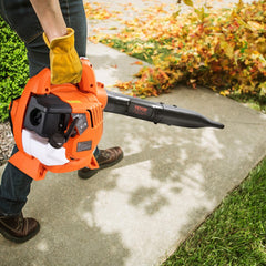 VEVOR Leaf Blower, 26CC 2-Cycle Handheld Leaf Blower with A Fuel Tank, 2-in-1 Blower 425CFM Air Volume 156MPH Speed