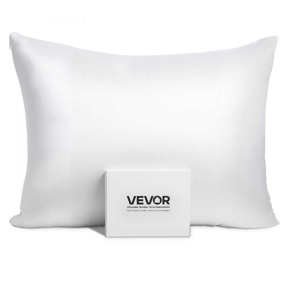 VEVOR Silk Pillowcase, 100% Pure Mulberry Silk Pillow Case, 26 in x 20 in Standard Silky Pillow Case for Hair and Skin