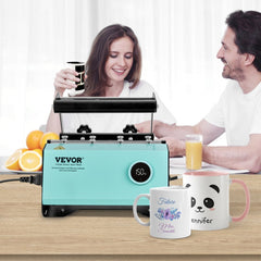 VEVOR Mug Heat Press, 11-30oz Tumbler Heat Press Machine, Sublimation Transfer Straight Skinny Tumblers, Cup Heat Press