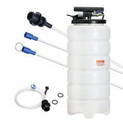 VEVOR Fluid Extractor, 4 Gallons (15 Liters), Pneumatic/Manual Oil Changer Vacuum Fluid Extractor with Dipstick and