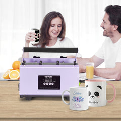 VEVOR Tumbler Heat Press Machine, 11-30oz Mug Press, Heat Up Fast and Even, Tumbler Press with Sublimation Paper, Tape