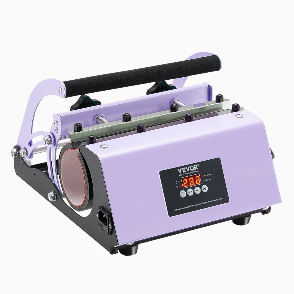 VEVOR Tumbler Heat Press Machine, 11-30oz Mug Press, Heat Up Fast and Even, Tumbler Press with Sublimation Paper, Tape