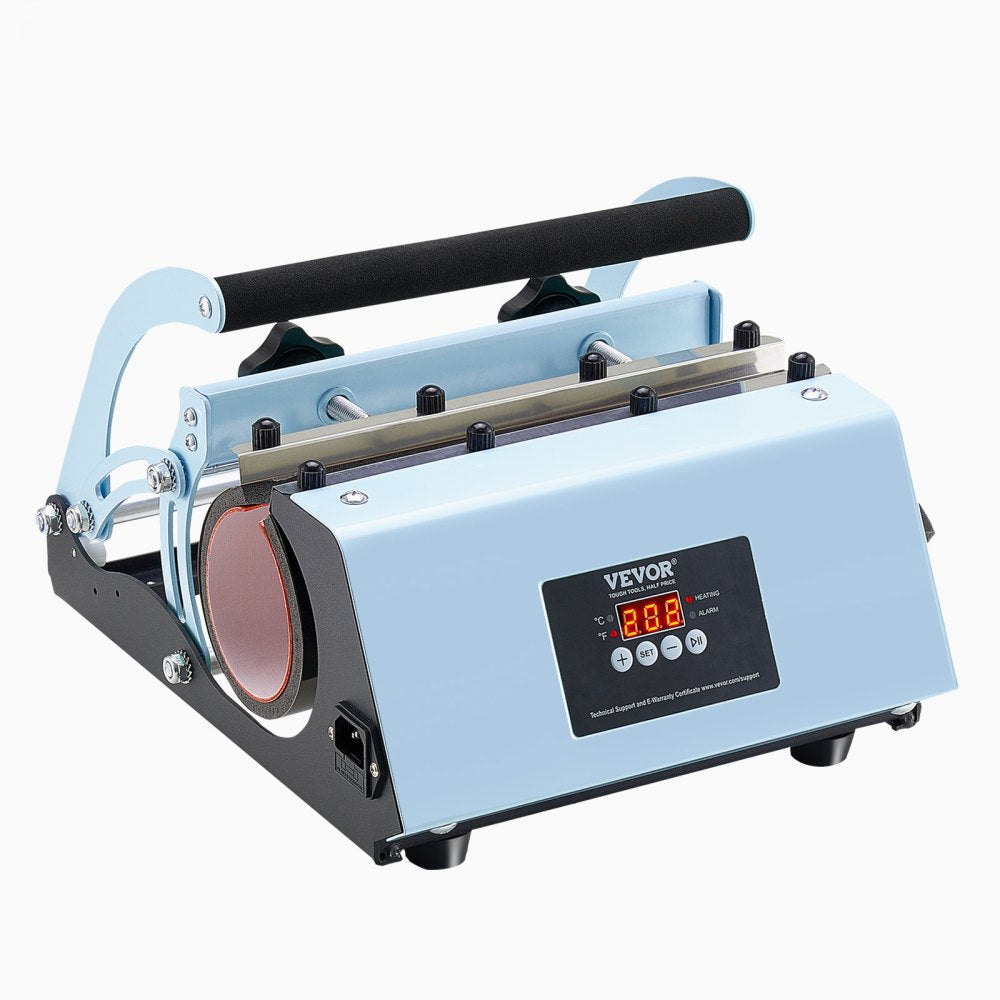 VEVOR Tumbler Heat Press Machine, 11-30oz Mug Press, Heat Up Fast and Even, Tumbler Press with Sublimation Paper, Tape