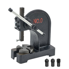 VEVOR Arbor Press, 0.5 Ton Manual Arbor Press, 4.6" Maximum Height, Cast Iron Heavy-duty Manual Desktop Arbor Press
