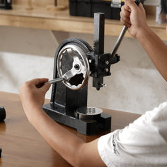 VEVOR Arbor Press, 1 Ton Manual Arbor Press with Handwheel, 5.9" Maximum Height, Cast Iron Heavy-duty Manual Desktop