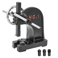 VEVOR Arbor Press, 1 Ton Manual Arbor Press with Handwheel, 5.9" Maximum Height, Cast Iron Heavy-duty Manual Desktop