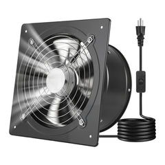 VEVOR 10 Inch Exhaust Fan, 988 CFM High Velocity Wall Mount Vent Fan with On/Off Control, Low Consumption, Portable