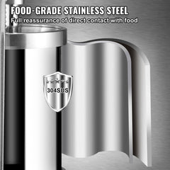 VEVOR Sausage Stuffer, 5LBS/3L Capacity, 304 Stainless Steel Vertical Sausage Stuffer, Sausage Filling Machine with 3