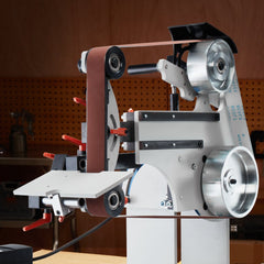 VEVOR Belt Grinder Sander, 72 x 2-Inch Variable Speed Belt Polisher with VFD, 1500W Knife Sharpener with 3 Grinding