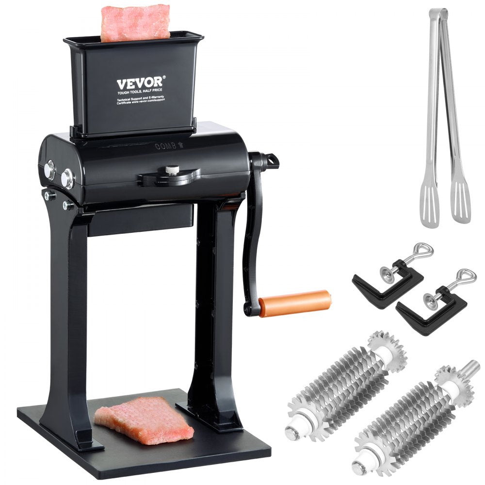 VEVOR Commercial Meat Tenderizer, Heavy Duty Stainless Steel Meat Tenderizer Machine, Quick and Easy Manual Operation